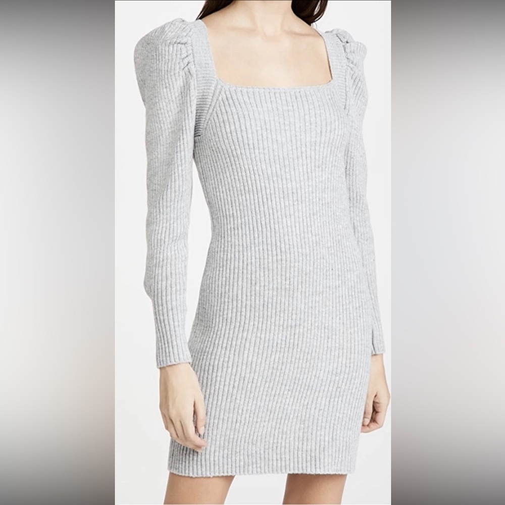Nordstrom WAYF Grey Knit Sweater Dress